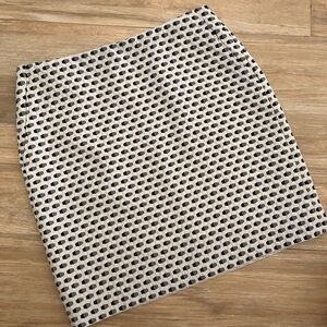 Stylish Black and White Patterned Skirt